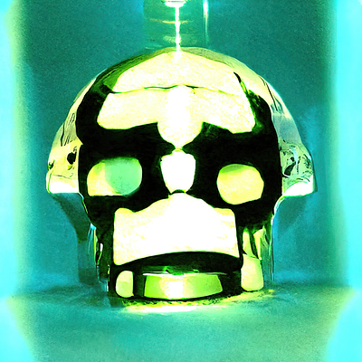 Crystal skull ai difussionclip experiment generated