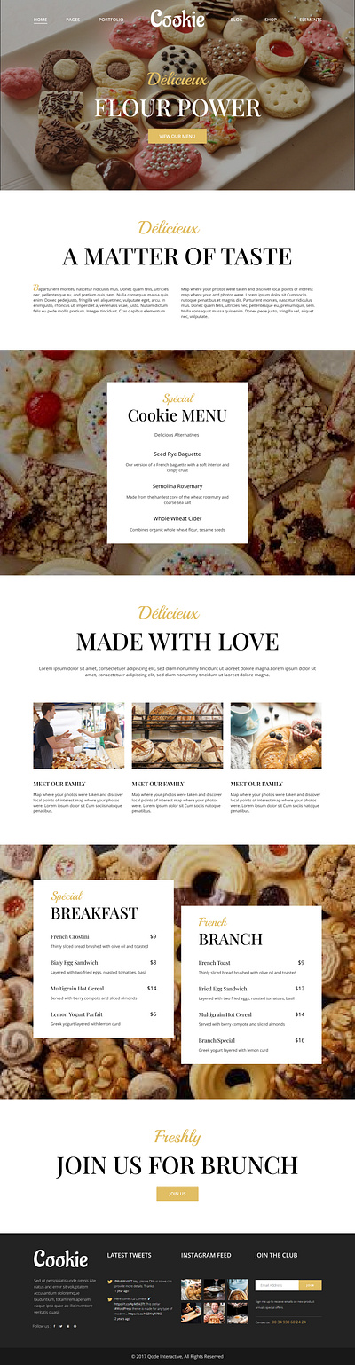 Cookie Website bakery website cookie sell website figma design ui web design website design