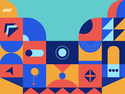 Memphis Pattern adobe illustrator colorful design graphic design illustration memphis memphis pattern pattern design tutor lms vector