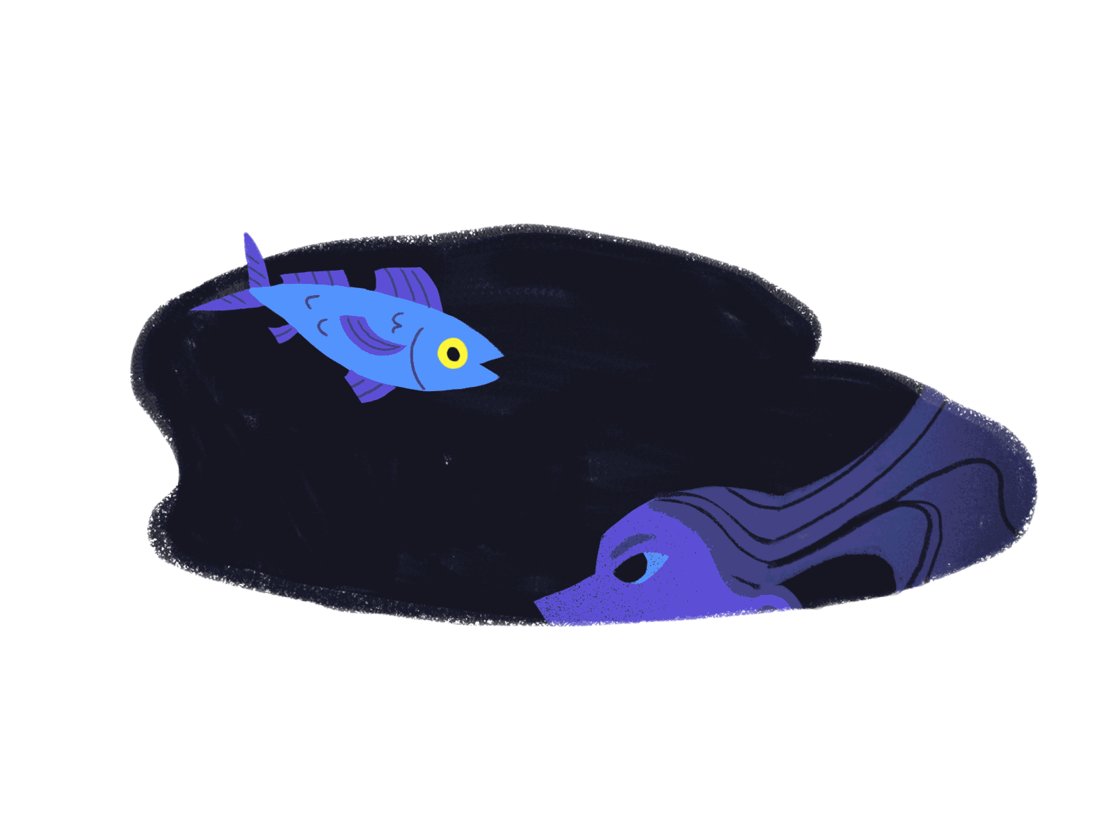 Lucky Fish animation character fish gif illustration motion graphics water