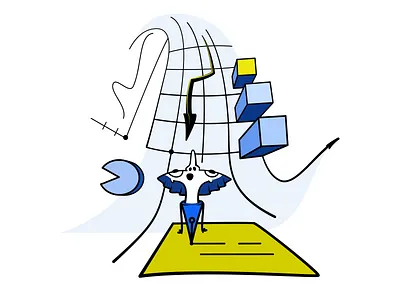 Data analysis analysis cartoonish character design data analysis design finance graphic design graphs illustration illustrator outlined report vector