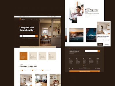 Sqaure Web Landing Page directory google maps home idx broker marketplace property real estate realestate realtor uiux ux website