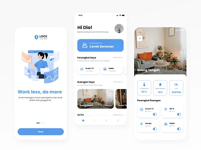 Lock Smart Home App apps mobileapps smarthome ui uidesign uiux uiuxdesign ux uxdesign