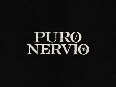 Puro Nervio custom dribbble handmade lettering type typeface typography