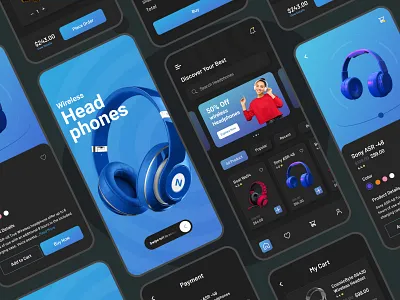 Ecommerce App animation app branding dark design ecommerce app illustration mobile mobile app ui ux