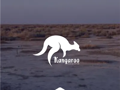 kangoroo logo concept 3d animation app branding design graphic design icon illustration lineart logo monogram motion graphics odern simple typography ui ux vector