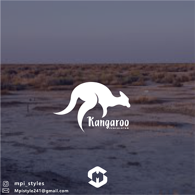 kangoroo logo concept 3d animation app branding design graphic design icon illustration lineart logo monogram motion graphics odern simple typography ui ux vector