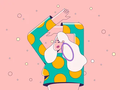 DTIYS @nina.clausonet 2d character art adobe illustrator behance character character design design dribbble flat character flat character design flat design flat illustration freelance illustrator girl character illustration illustrator procreate vector vector character vector design vector illustration