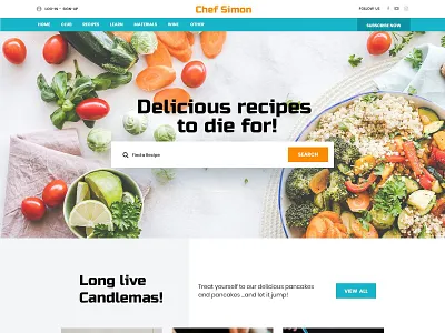 Recipe branding design illustration ui ux