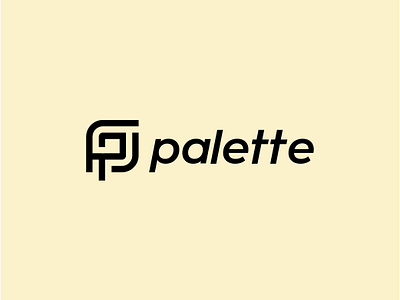 Palette Logo brand identity branding design flat logo graphic design identity illustration letter logo logo logo design logotype mark minimal logo minimalist logo modern logo monogram monogram logo p logo symbol unique logo