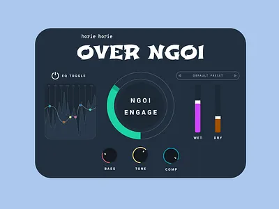 OVER NGOI daw design dtm graphic design musicproduction plugin ui ux vector vst