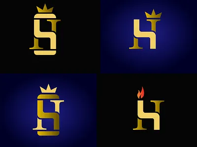 letter HS logo design branding branding design design graphic design icon illustration letter letter h logo logo typography