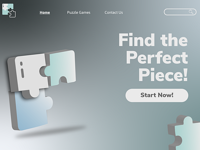 3d Puzzle! 3d 3d websites branding illustration illustration new landing page puzzle ui ux website