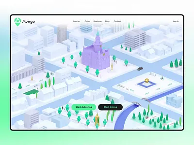 Avego taxi & courier landing page 3d animation brand identity branding driver food app home page icon design interaction landing page logo mobile app motion graphics uber ui animation ui ux web web animation web design website