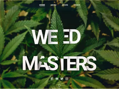 Weed Masters Web Design adobe illustrator adobexd app design ecommerce app illustration