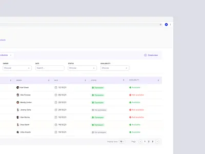 Commercial shop - Part 2 app avatar button clients data date desktop grey icon inspiration light navigation nft products shadow table tag trend violet web