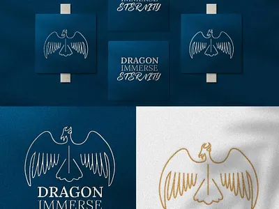 Dragon Immerse Eternity branding graphic design logo