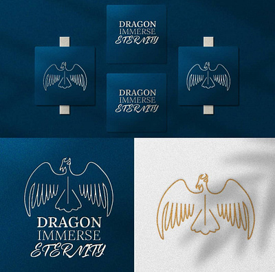Dragon Immerse Eternity branding graphic design logo