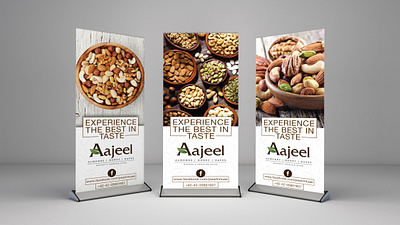 Aajeel Dryfruits Standy branding graphic design