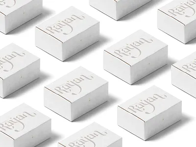 Designed by Rayan branding design fashion brand logo logo design package design