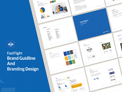 FastFlight Brand Guideline | Branding Design agency airport brand guideline brand identity branding branding design brandmark business business guideline cyoam cyoam design flight fly graphic design guideline logo minimal plane simple sky