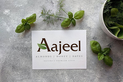 Aajeel Dryfruits Logo animation branding graphic design illustration logo vector