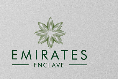 Emirates Enclave Logo animation branding graphic design illustration logo vector