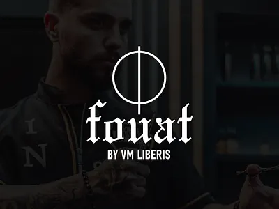 Fouat barber shop brand identity barber barbershop bold elegant fouat hair leontios leosake logologotype sakellis