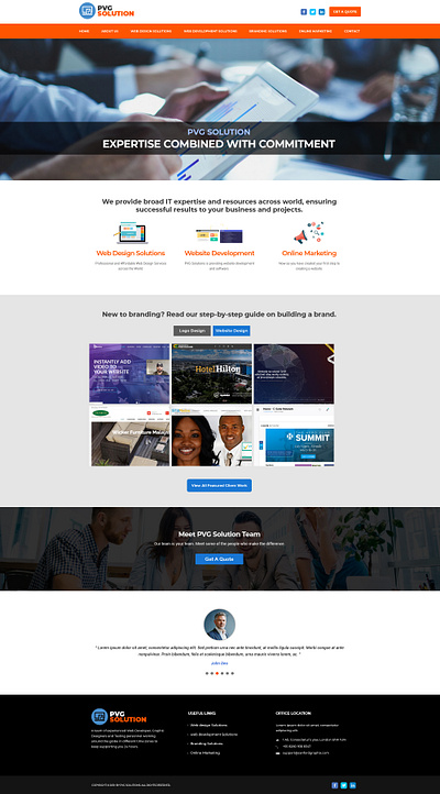 PVG Solution Design & Development adobe photoshop branding design responsive ui ux web design wordpress