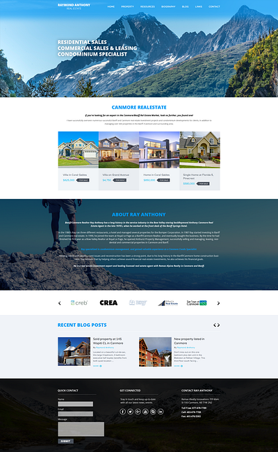 Real Estate Design & Development adobe photoshop branding design responsive ui ux web design wordpress