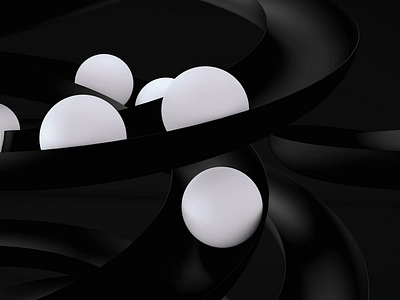 balloons 3d animation ball motion graphics sphere