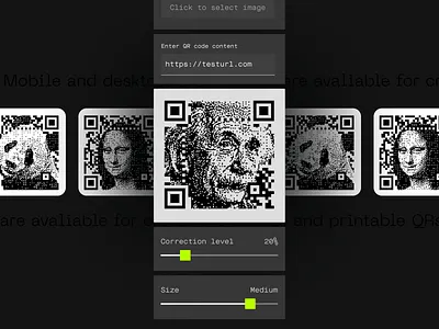 QR Machine App design mobile app
