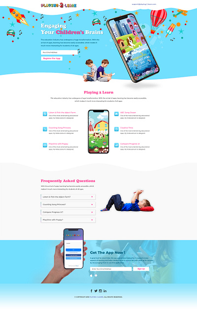 Play to Learn Design & Development adobe photoshop branding design figma responsive ui ux web design wordpress