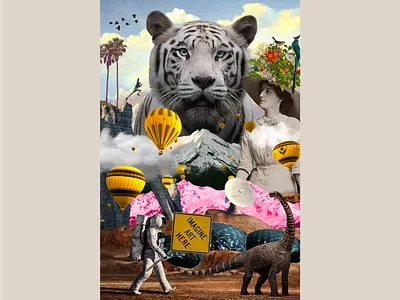 Digital Collage Art collage