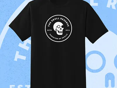 The Skull Reserve Tee black bone bones face shop skeleton skull t shirt tee tshirt white