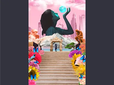 Digital Collage Art collage