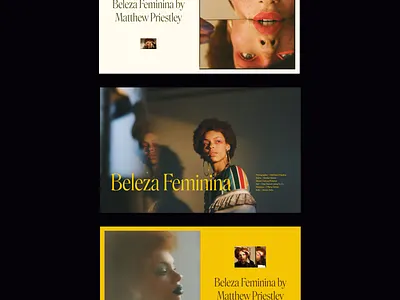 Beleza Feminina Editorial design design editorial editorial design layout minimal minimalist modern photography presentation presentation design typography whitespace