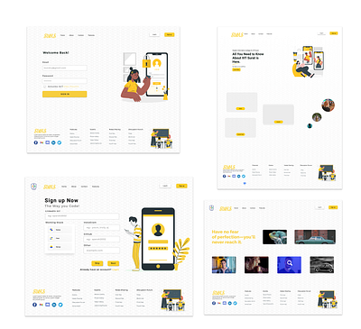 WEB APP app design graphic design illustration typography ui ux vector