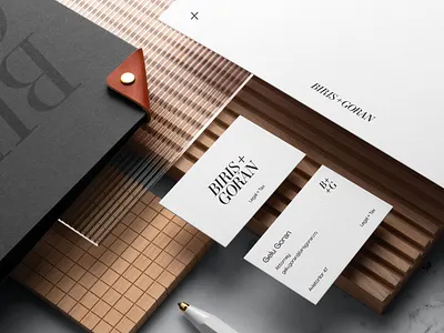 BirisGoran print mock-ups attorney branding clean elegant graphic design lawyer logo mockups print serif