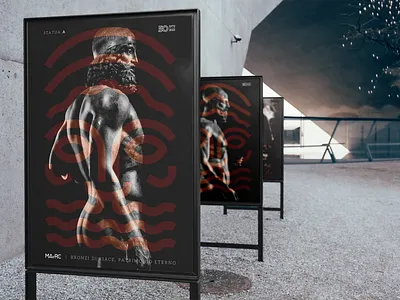 Bronzi di Riace | Advertising adv advertising brand branding bronzes design discovery logo logodesign mark minimal mockup museum poster statue