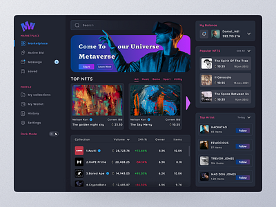 NFT MARKETPLACE app branding design graphic design icon logo typography ui ux
