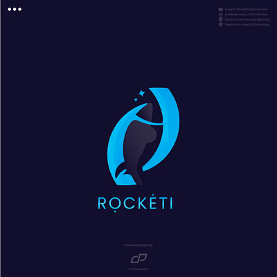 ROCKETI Logo Design branding graphic design logo logobrand logobranding logoforsale logomark logomarker motion graphics rocket