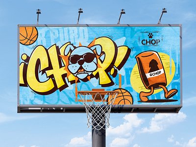 Croquetas Chop basketball cartoon character design craff crafting croquetas el mal maleante graffiti graffiti design graphic design illustration mal maleante stickers street street art