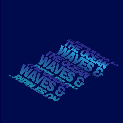 Make waves abstract design geometric graphics illustration