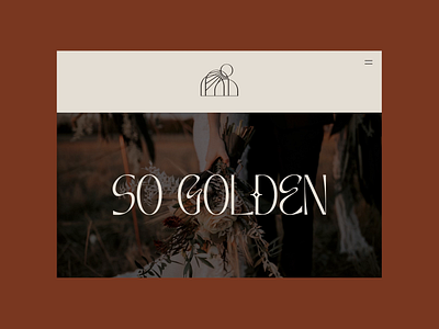 So Golden Menu Animation animation branding design illustration ui web design website