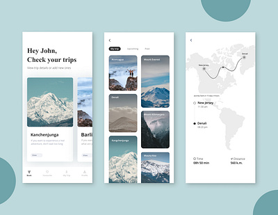 Travel Booking App application clean design design minimal design mobile app travel app ui ux