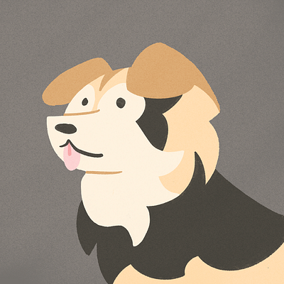 Blep 2 animal best friend character dog doodle drawing friend illustration pet portrait spot tongue