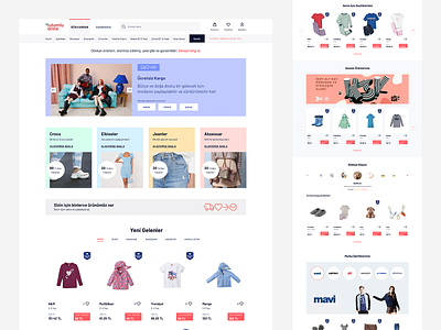 Tutumluanne - Landing Page e commerce homepage landing landingpage mother product shopping ui web website