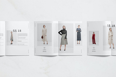 Nørd Lookbook annual annual report brochure catalog clean cover design editorial fashion illustration indesign lookbook magazine photography portfolio print printable report revista template