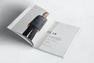 Nørd Lookbook annual annual report brochure catalog clean cover design editorial fashion illustration indesign lookbook magazine photography portfolio print printable report revista template